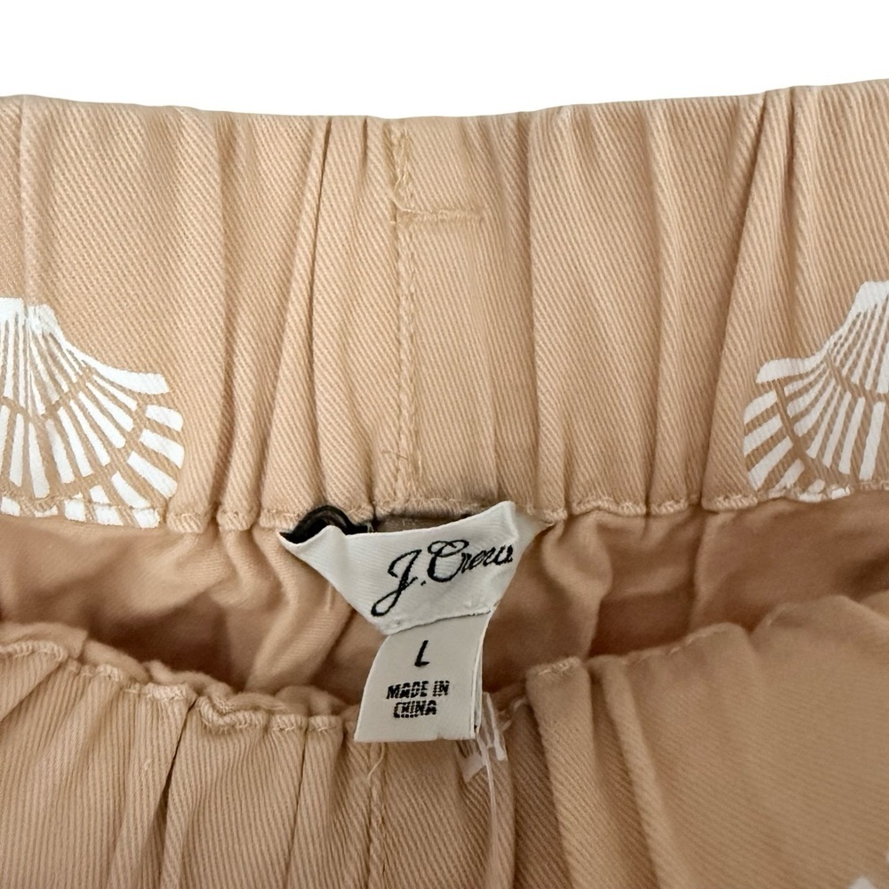 NWT J. Crew Pull On Wide Leg Chino Pants Sz L - Picture 5 of 8